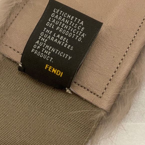Fendi FF Elastic and FUR Belt Double F ITALY 23.5 inches STRETCH - Picture 11 of 16